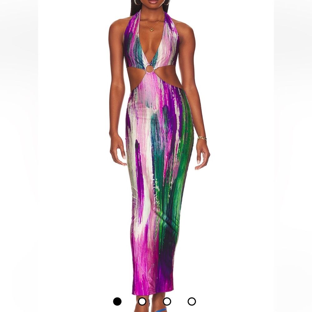 Farai London midi magenta